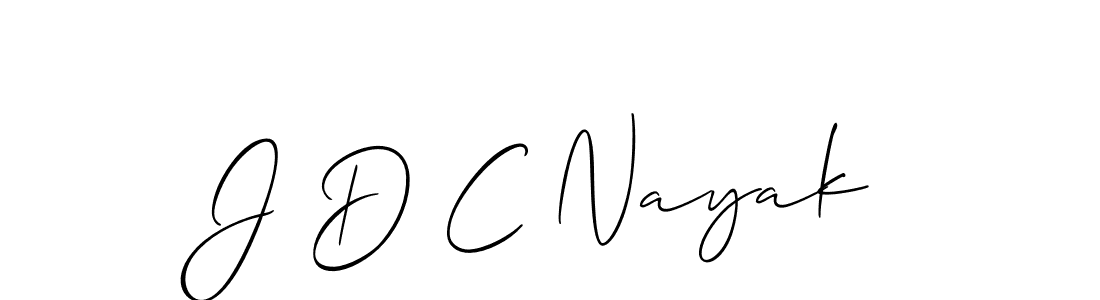 J D C Nayak stylish signature style. Best Handwritten Sign (Allison_Script) for my name. Handwritten Signature Collection Ideas for my name J D C Nayak. J D C Nayak signature style 2 images and pictures png