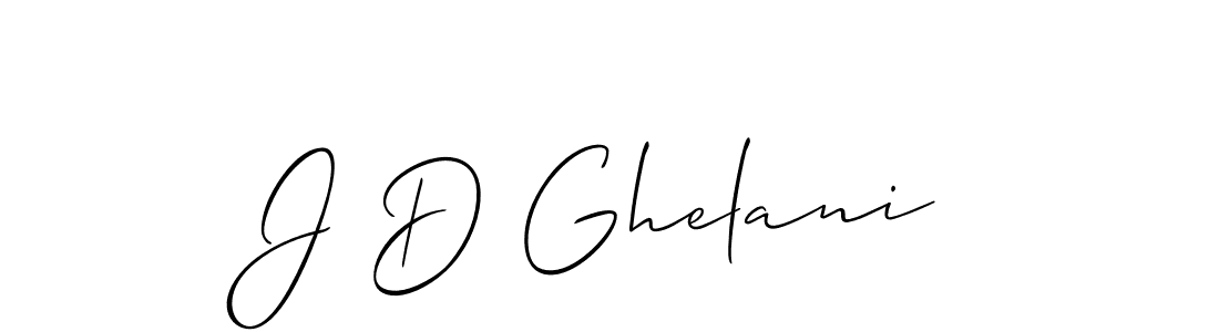 Also You can easily find your signature by using the search form. We will create J D Ghelani name handwritten signature images for you free of cost using Allison_Script sign style. J D Ghelani signature style 2 images and pictures png