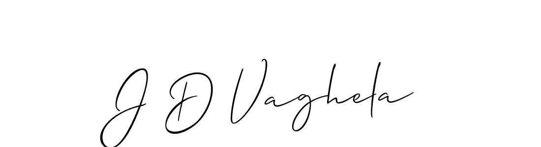 J D Vaghela stylish signature style. Best Handwritten Sign (Allison_Script) for my name. Handwritten Signature Collection Ideas for my name J D Vaghela. J D Vaghela signature style 2 images and pictures png