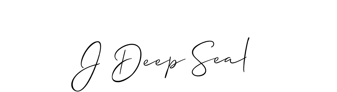 Once you've used our free online signature maker to create your best signature Allison_Script style, it's time to enjoy all of the benefits that J Deep Seal name signing documents. J Deep Seal signature style 2 images and pictures png