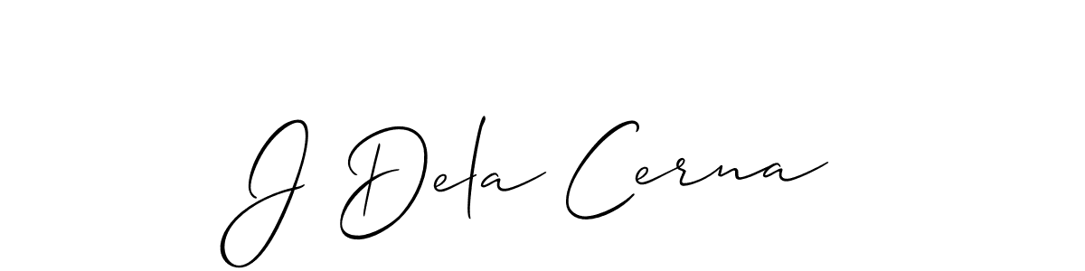 Similarly Allison_Script is the best handwritten signature design. Signature creator online .You can use it as an online autograph creator for name J Dela Cerna. J Dela Cerna signature style 2 images and pictures png