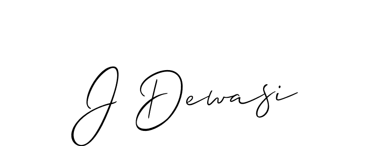 You can use this online signature creator to create a handwritten signature for the name J Dewasi. This is the best online autograph maker. J Dewasi signature style 2 images and pictures png