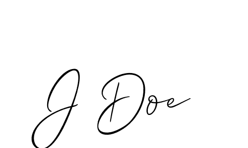 How to make J Doe signature? Allison_Script is a professional autograph style. Create handwritten signature for J Doe name. J Doe signature style 2 images and pictures png