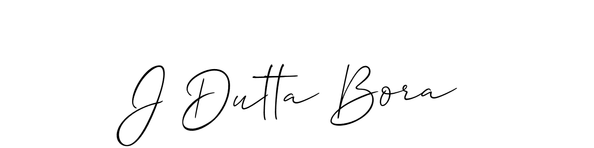 You should practise on your own different ways (Allison_Script) to write your name (J Dutta Bora) in signature. don't let someone else do it for you. J Dutta Bora signature style 2 images and pictures png