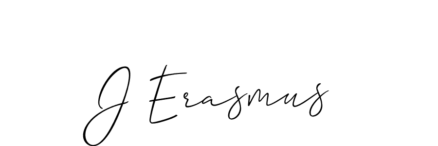 Also we have J Erasmus name is the best signature style. Create professional handwritten signature collection using Allison_Script autograph style. J Erasmus signature style 2 images and pictures png