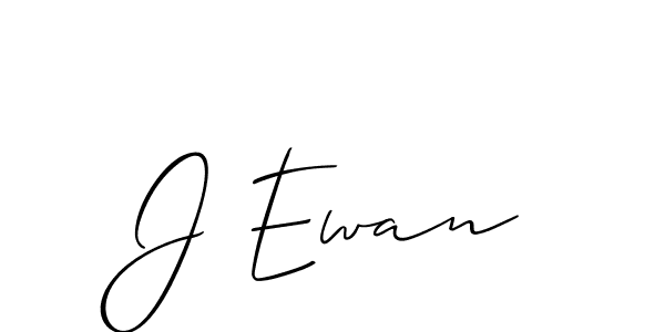 Allison_Script is a professional signature style that is perfect for those who want to add a touch of class to their signature. It is also a great choice for those who want to make their signature more unique. Get J Ewan name to fancy signature for free. J Ewan signature style 2 images and pictures png