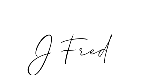Best and Professional Signature Style for J Fred. Allison_Script Best Signature Style Collection. J Fred signature style 2 images and pictures png