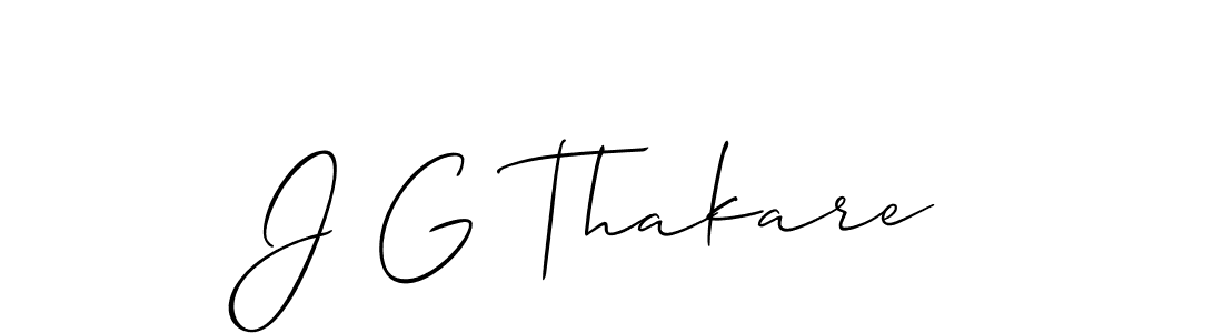 Check out images of Autograph of J G Thakare name. Actor J G Thakare Signature Style. Allison_Script is a professional sign style online. J G Thakare signature style 2 images and pictures png