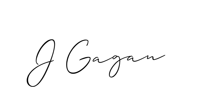 It looks lik you need a new signature style for name J Gagan. Design unique handwritten (Allison_Script) signature with our free signature maker in just a few clicks. J Gagan signature style 2 images and pictures png