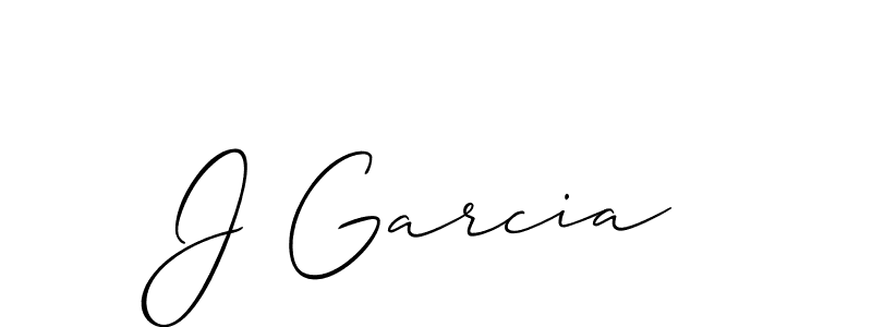 if you are searching for the best signature style for your name J Garcia. so please give up your signature search. here we have designed multiple signature styles  using Allison_Script. J Garcia signature style 2 images and pictures png