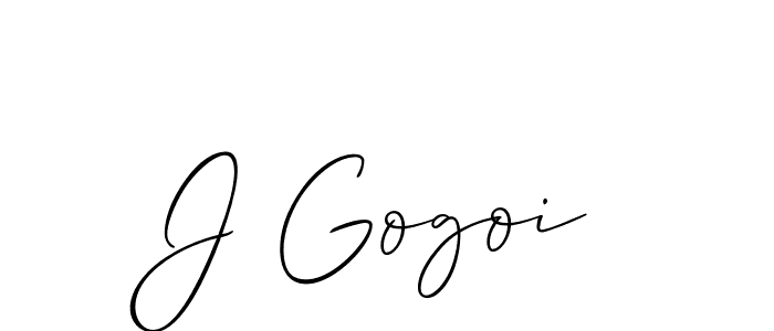 This is the best signature style for the J Gogoi name. Also you like these signature font (Allison_Script). Mix name signature. J Gogoi signature style 2 images and pictures png