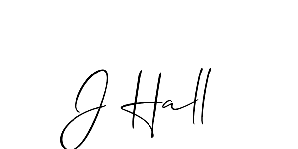 You should practise on your own different ways (Allison_Script) to write your name (J Hall) in signature. don't let someone else do it for you. J Hall signature style 2 images and pictures png
