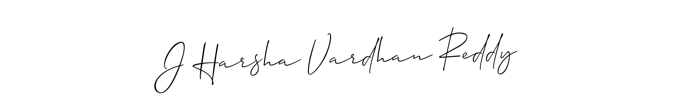 Also we have J Harsha Vardhan Reddy name is the best signature style. Create professional handwritten signature collection using Allison_Script autograph style. J Harsha Vardhan Reddy signature style 2 images and pictures png