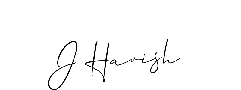 It looks lik you need a new signature style for name J Havish. Design unique handwritten (Allison_Script) signature with our free signature maker in just a few clicks. J Havish signature style 2 images and pictures png