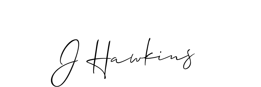 The best way (Allison_Script) to make a short signature is to pick only two or three words in your name. The name J Hawkins include a total of six letters. For converting this name. J Hawkins signature style 2 images and pictures png