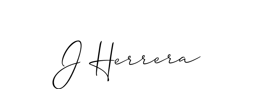 Create a beautiful signature design for name J Herrera. With this signature (Allison_Script) fonts, you can make a handwritten signature for free. J Herrera signature style 2 images and pictures png