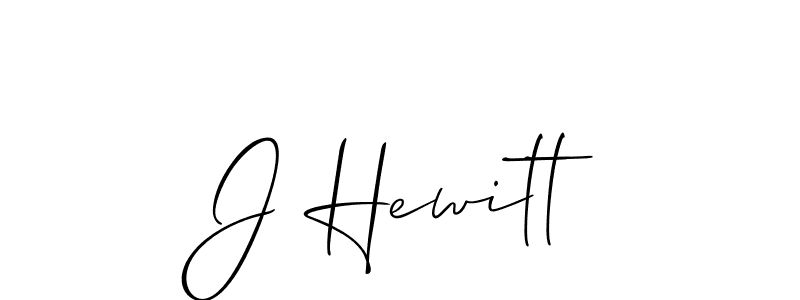 Also we have J Hewitt name is the best signature style. Create professional handwritten signature collection using Allison_Script autograph style. J Hewitt signature style 2 images and pictures png