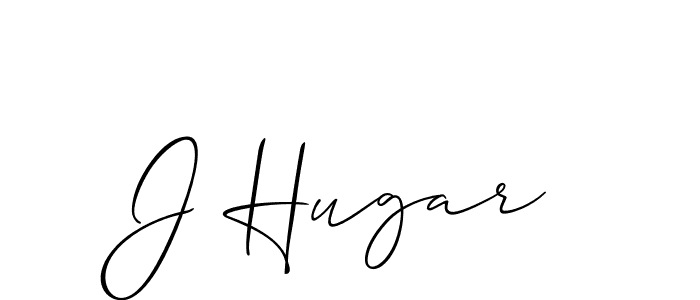 Allison_Script is a professional signature style that is perfect for those who want to add a touch of class to their signature. It is also a great choice for those who want to make their signature more unique. Get J Hugar name to fancy signature for free. J Hugar signature style 2 images and pictures png