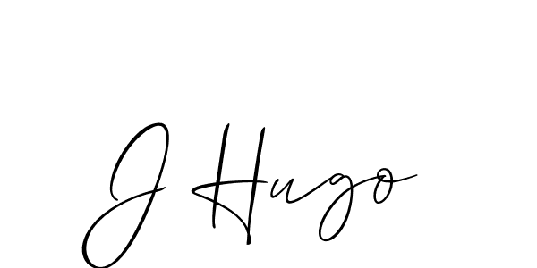 Similarly Allison_Script is the best handwritten signature design. Signature creator online .You can use it as an online autograph creator for name J Hugo. J Hugo signature style 2 images and pictures png