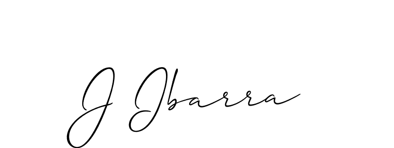 Best and Professional Signature Style for J Ibarra. Allison_Script Best Signature Style Collection. J Ibarra signature style 2 images and pictures png