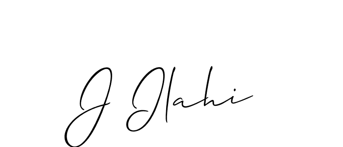 Once you've used our free online signature maker to create your best signature Allison_Script style, it's time to enjoy all of the benefits that J Ilahi name signing documents. J Ilahi signature style 2 images and pictures png