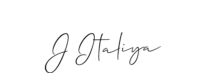 Similarly Allison_Script is the best handwritten signature design. Signature creator online .You can use it as an online autograph creator for name J Italiya. J Italiya signature style 2 images and pictures png