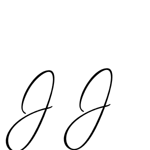 Similarly Allison_Script is the best handwritten signature design. Signature creator online .You can use it as an online autograph creator for name J J. J J signature style 2 images and pictures png