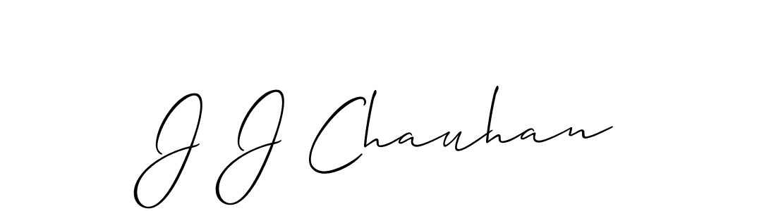 Best and Professional Signature Style for J J Chauhan. Allison_Script Best Signature Style Collection. J J Chauhan signature style 2 images and pictures png