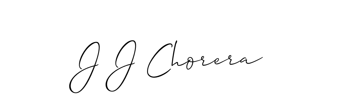 Allison_Script is a professional signature style that is perfect for those who want to add a touch of class to their signature. It is also a great choice for those who want to make their signature more unique. Get J J Chorera name to fancy signature for free. J J Chorera signature style 2 images and pictures png