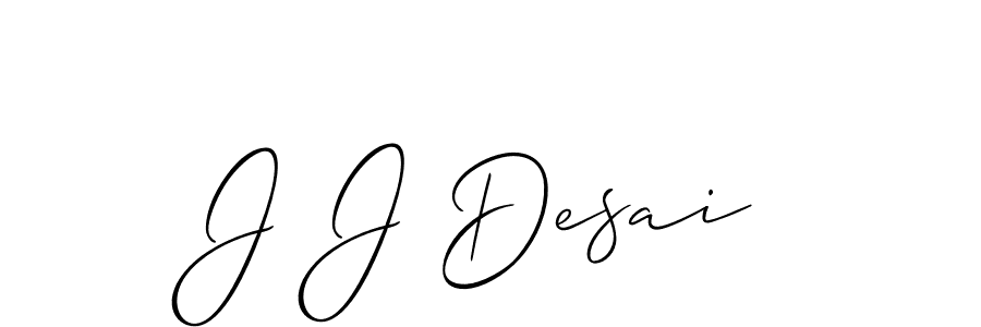 It looks lik you need a new signature style for name J J Desai. Design unique handwritten (Allison_Script) signature with our free signature maker in just a few clicks. J J Desai signature style 2 images and pictures png