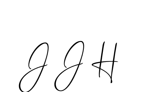 Make a beautiful signature design for name J J H. Use this online signature maker to create a handwritten signature for free. J J H signature style 2 images and pictures png