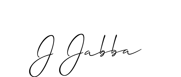 Make a short J Jabba signature style. Manage your documents anywhere anytime using Allison_Script. Create and add eSignatures, submit forms, share and send files easily. J Jabba signature style 2 images and pictures png