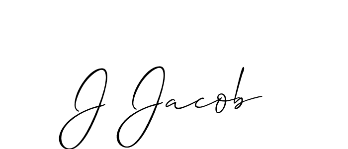 if you are searching for the best signature style for your name J Jacob. so please give up your signature search. here we have designed multiple signature styles  using Allison_Script. J Jacob signature style 2 images and pictures png