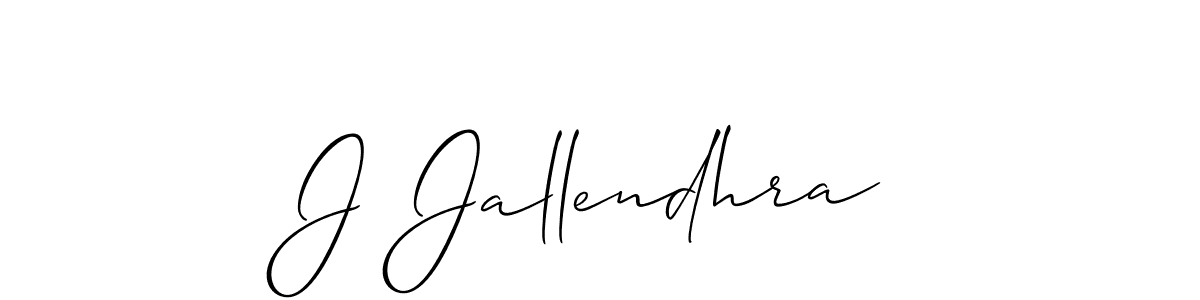 Once you've used our free online signature maker to create your best signature Allison_Script style, it's time to enjoy all of the benefits that J Jallendhra name signing documents. J Jallendhra signature style 2 images and pictures png