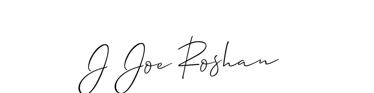 Also You can easily find your signature by using the search form. We will create J Joe Roshan name handwritten signature images for you free of cost using Allison_Script sign style. J Joe Roshan signature style 2 images and pictures png