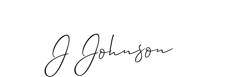 Make a short J Johnson signature style. Manage your documents anywhere anytime using Allison_Script. Create and add eSignatures, submit forms, share and send files easily. J Johnson signature style 2 images and pictures png