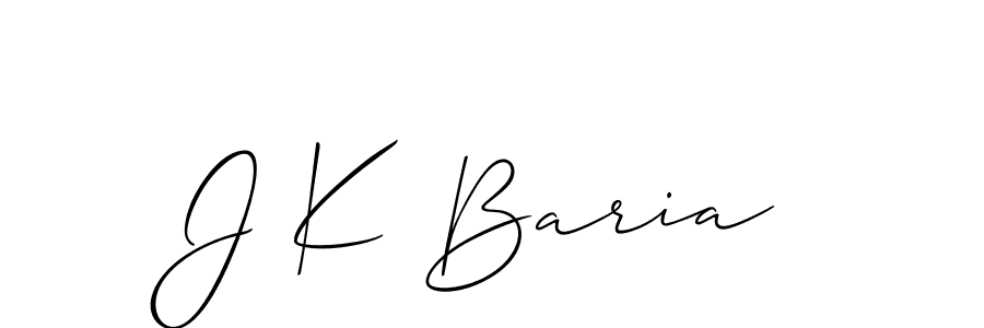 It looks lik you need a new signature style for name J K Baria. Design unique handwritten (Allison_Script) signature with our free signature maker in just a few clicks. J K Baria signature style 2 images and pictures png