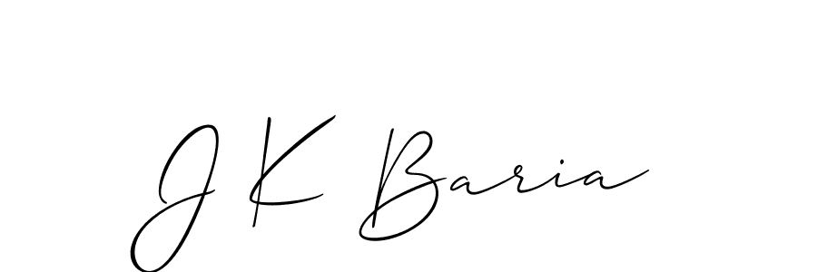 Once you've used our free online signature maker to create your best signature Allison_Script style, it's time to enjoy all of the benefits that J K Baria name signing documents. J K Baria signature style 2 images and pictures png