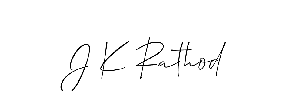 Make a beautiful signature design for name J K Rathod. Use this online signature maker to create a handwritten signature for free. J K Rathod signature style 2 images and pictures png