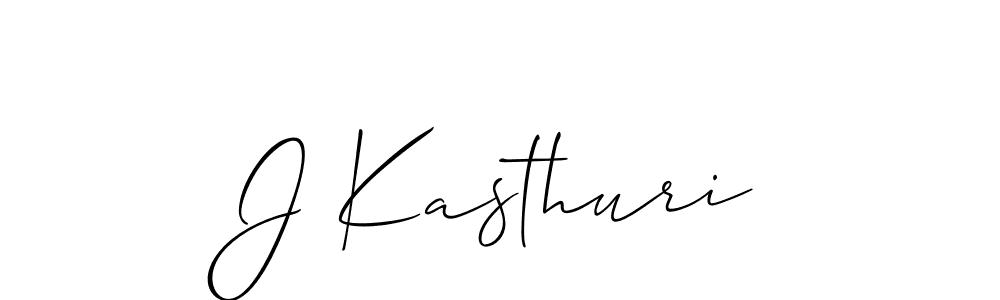 Also we have J Kasthuri name is the best signature style. Create professional handwritten signature collection using Allison_Script autograph style. J Kasthuri signature style 2 images and pictures png