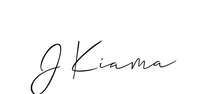 J Kiama stylish signature style. Best Handwritten Sign (Allison_Script) for my name. Handwritten Signature Collection Ideas for my name J Kiama. J Kiama signature style 2 images and pictures png