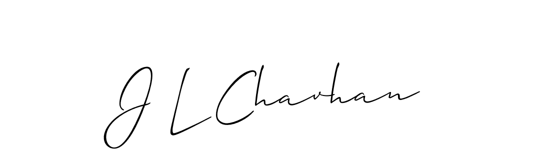 J L Chavhan stylish signature style. Best Handwritten Sign (Allison_Script) for my name. Handwritten Signature Collection Ideas for my name J L Chavhan. J L Chavhan signature style 2 images and pictures png