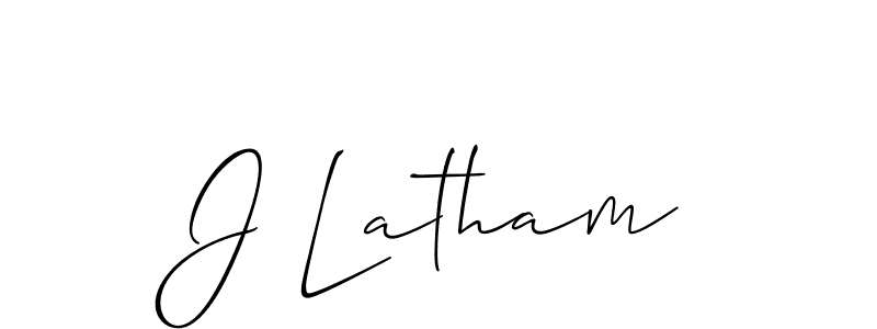 Similarly Allison_Script is the best handwritten signature design. Signature creator online .You can use it as an online autograph creator for name J Latham. J Latham signature style 2 images and pictures png