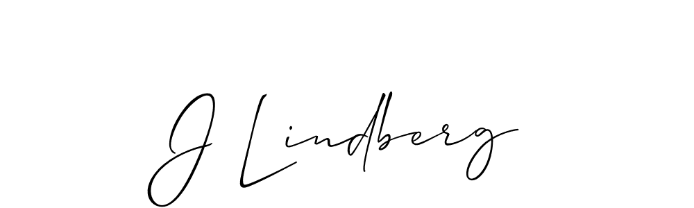 Best and Professional Signature Style for J Lindberg. Allison_Script Best Signature Style Collection. J Lindberg signature style 2 images and pictures png
