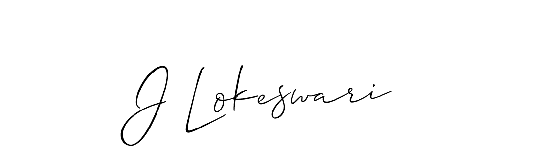 Once you've used our free online signature maker to create your best signature Allison_Script style, it's time to enjoy all of the benefits that J Lokeswari name signing documents. J Lokeswari signature style 2 images and pictures png