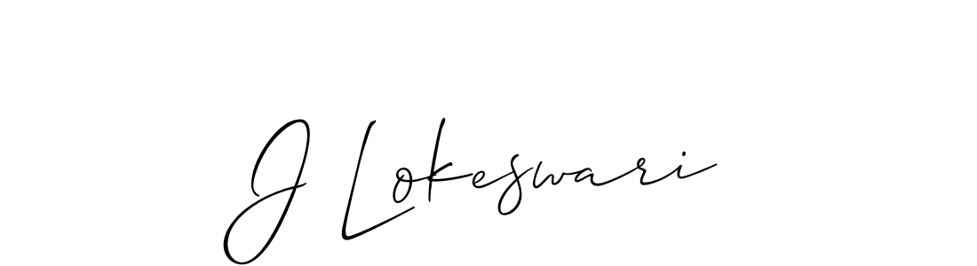 J Lokeswari stylish signature style. Best Handwritten Sign (Allison_Script) for my name. Handwritten Signature Collection Ideas for my name J Lokeswari. J Lokeswari signature style 2 images and pictures png