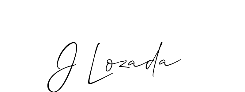 Similarly Allison_Script is the best handwritten signature design. Signature creator online .You can use it as an online autograph creator for name J Lozada. J Lozada signature style 2 images and pictures png