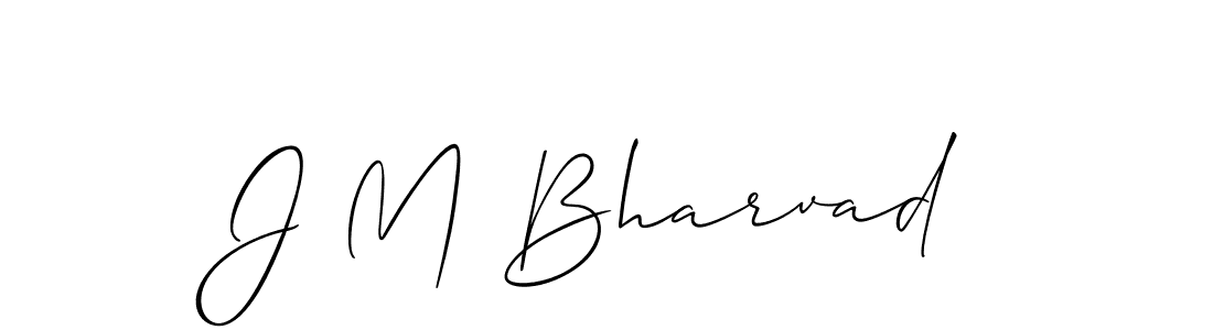 Make a beautiful signature design for name J M Bharvad. Use this online signature maker to create a handwritten signature for free. J M Bharvad signature style 2 images and pictures png