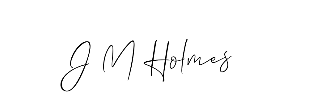This is the best signature style for the J M Holmes name. Also you like these signature font (Allison_Script). Mix name signature. J M Holmes signature style 2 images and pictures png