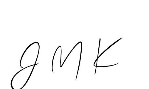 Also we have J M K name is the best signature style. Create professional handwritten signature collection using Allison_Script autograph style. J M K signature style 2 images and pictures png